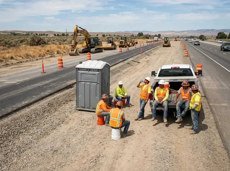 highway-road-construction-crew-007 — frequently asked questions, Porta Potty and Restroom Rentals in Glenville, CT